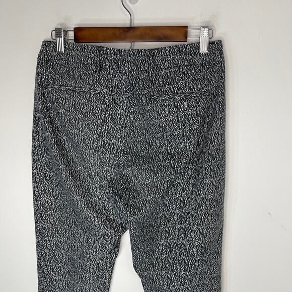 Liverpool Jeans Co pants chinos women's 2 white black gray geographic pattern - Picture 6 of 15